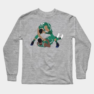 Jaylen Brown And Jayson Tatum Celebration Long Sleeve T-Shirt